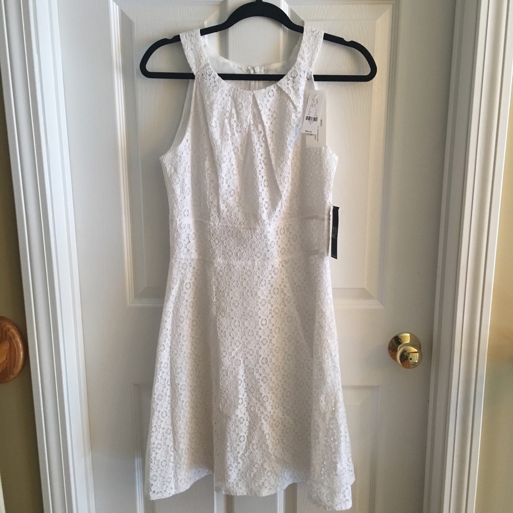 Eyelet Lace sleeveless NY&Co dress NWT